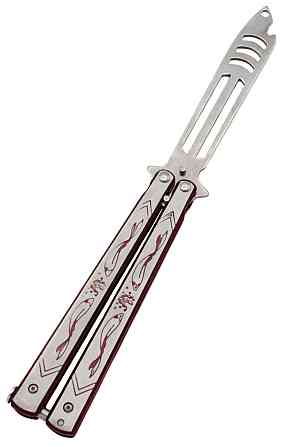 Ніж метелик Тренувальний Benchmade червоний K152 Дніпро