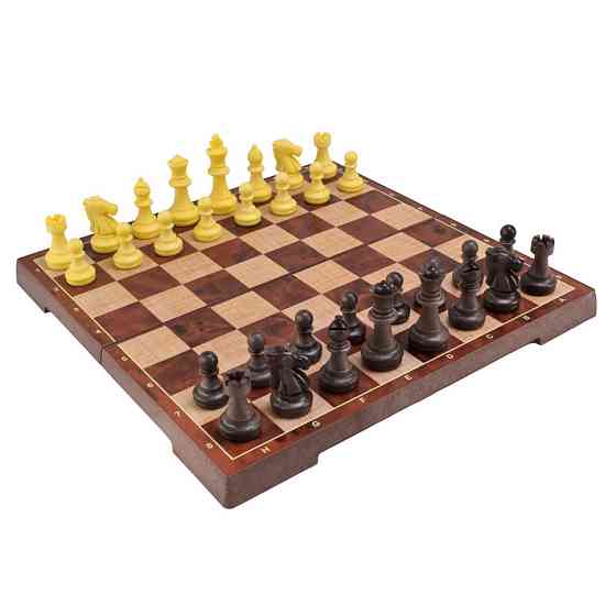 Набір настільних ігор "Магнітні шахи, шашки" 2 в 1 2458, 30,5х30,5х2 см Вінниця