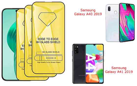 Захисне скло DefenzoGlass для Samsung Galaxy A40 2019, Galaxy A41 2019 – подвійна міцність Київ