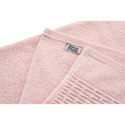 Рушник Ardesto набір махрових Lotus 2 шт 50х90 см індіго, 70х140см, 100% бавовна, пудра (ART2357PW) Вінниця - фото 6