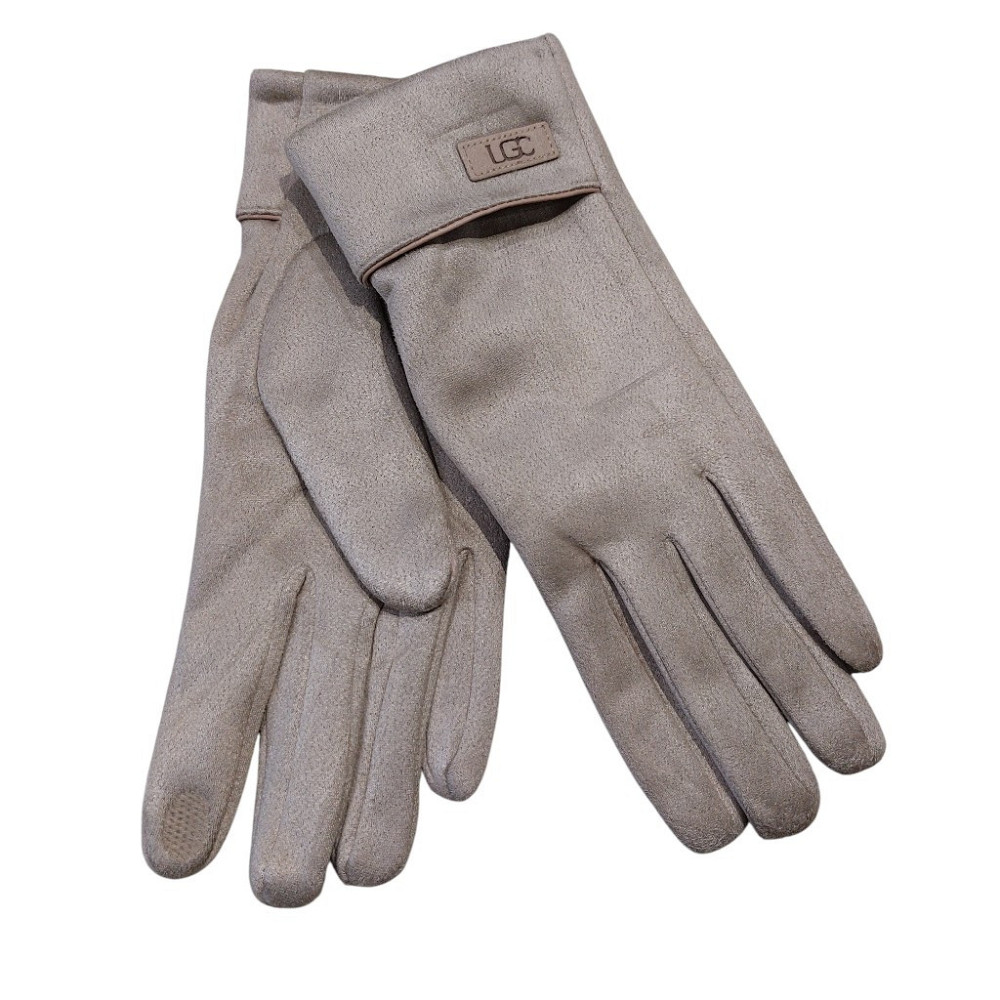 Рукавички сенсорні жіночі one size бежевий Київ - фото 2