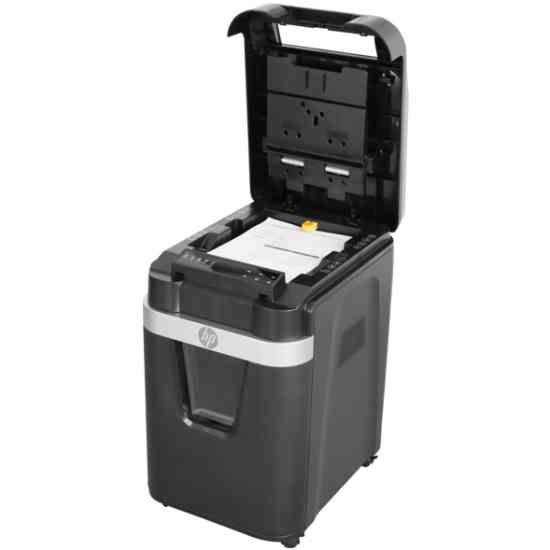 Знищувач документів HP Pro Shred Auto 200CC, CrossCut Paper Shredder, A4, 80g х 10 л.,4*20, 32л.,P-4 Винница