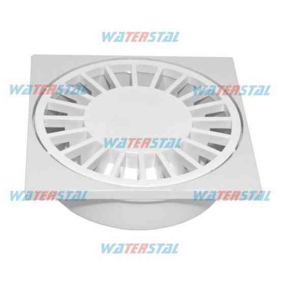 Трап 150*150 мм, нижнє відведення Ø110, пластиковий ″Waterstal″ (YS 115) (000011579) Київ