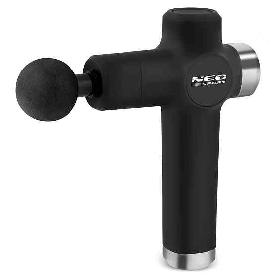 Массажный пистолет многофункциональный 8 насадок NS-501 Neo-Sport черный Киев