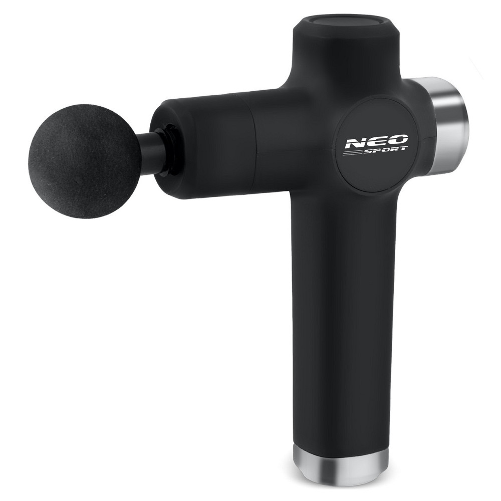Массажный пистолет многофункциональный 8 насадок NS-501 Neo-Sport черный Киев - изображение 4