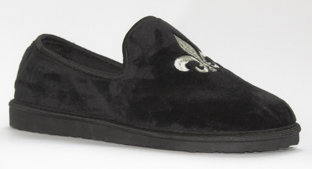 Капці із задником чоловічі домашні туфлі тапки чорні "Біла лілія" Одеса - фото 3