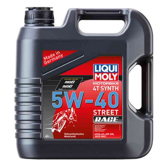 LIQUI MOLY Олива для 4-тактних двигунів - Motorbike 4T Synth Street Race 5W-40 4л. Київ