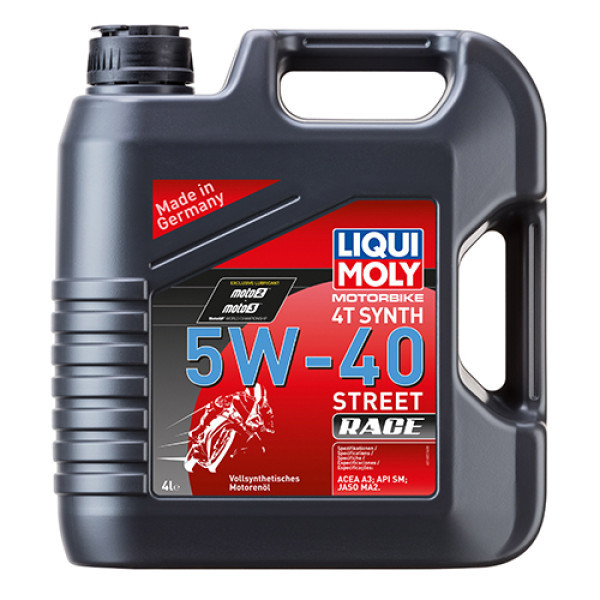 LIQUI MOLY Олива для 4-тактних двигунів - Motorbike 4T Synth Street Race 5W-40 4л. Київ - фото 1