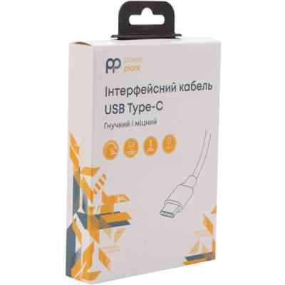 Дата кабель USB-C to USB-C 2.0m Thunderbolt 4 100W (20V/5A) 8K60Hz PowerPlant (CA915040) Вінниця