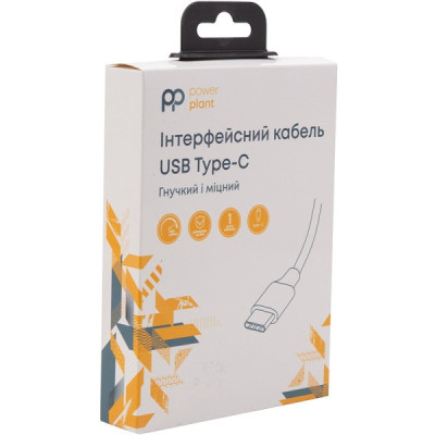 Дата кабель USB-C to USB-C 2.0m Thunderbolt 4 100W (20V/5A) 8K60Hz PowerPlant (CA915040) Вінниця - фото 3