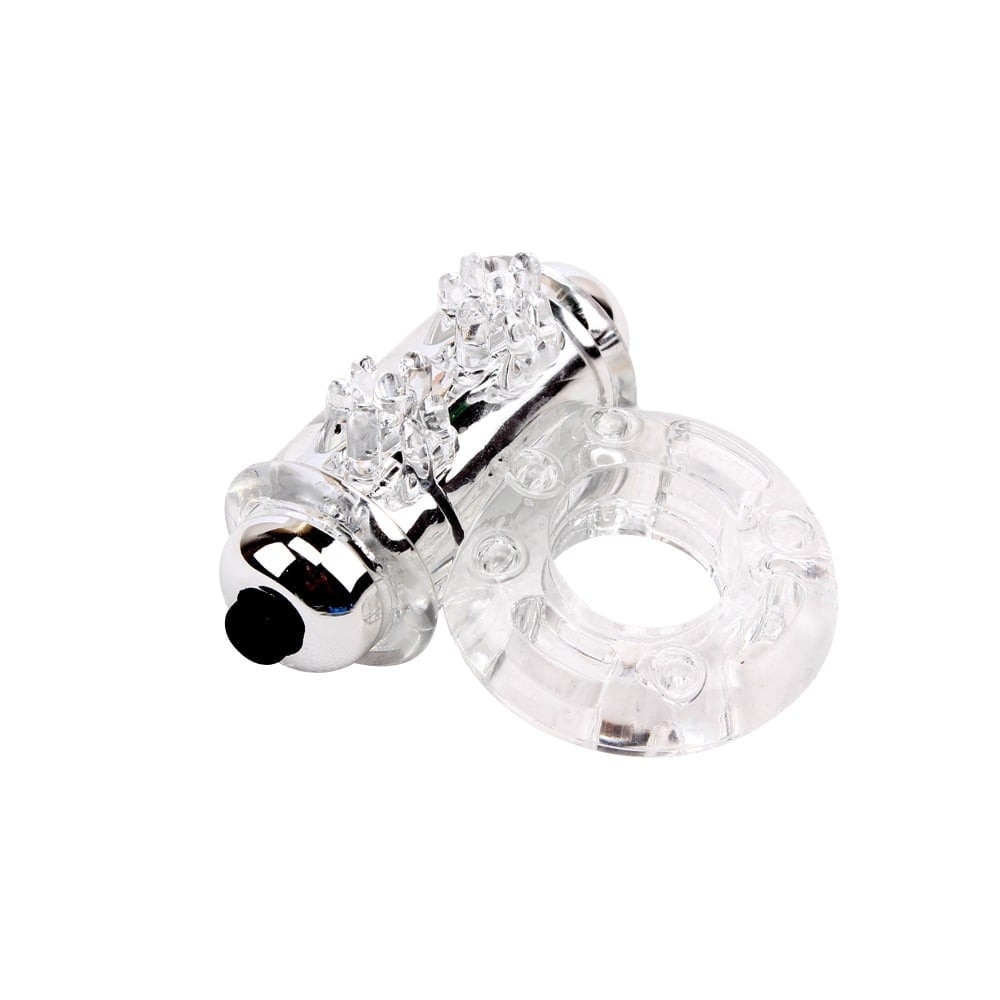 Эрекционное виброкольцо Chisa Get Lock Vibrating Bull Ring, прозрачное Sex Aura Киев - изображение 3