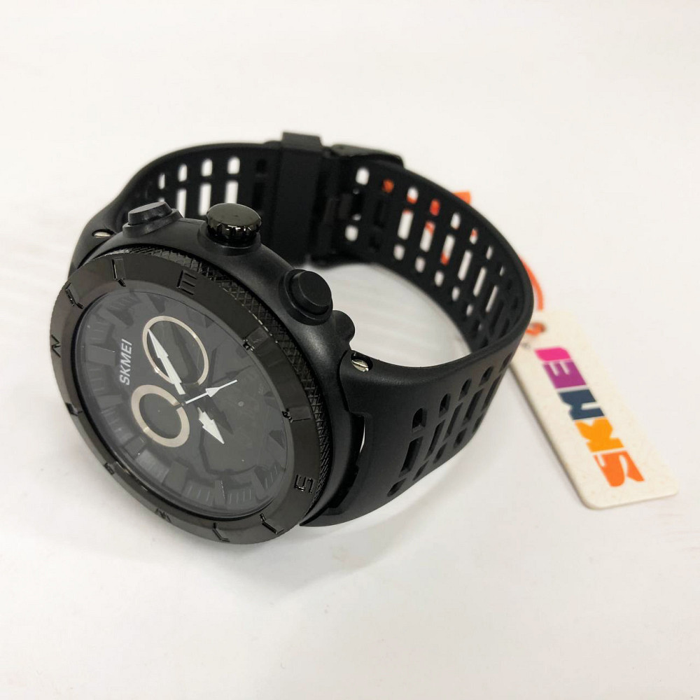 Часы мужские спортивные с шагомером SKMEI 2014BKBK, Часы мужские для плавания Рыбацкие JX-45 Львов - изображение 12