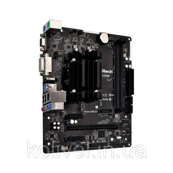 ASRock J4125M (Quad-Core Celeron 2.7GHz, 2xDDR4, VGA/HDMI/DVI, 1*PCIex16, 2xSATAIII, mATX) (J4125M) Київ - фото 4