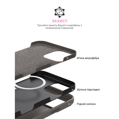 Чохол до мобільного телефона Armorstandart ICON2 MagSafe Apple iPhone 16 Pro Max Stone Grey (ARM81321) Вінниця - фото 8