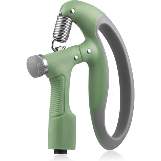 Еспандер регульований Gymtek 10-100кг з лічильником сіро-зелений Киев