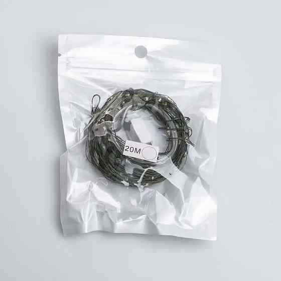 Garlando Гірлянда роса 20 метрів USB на 200 led світлодіодів крапля на зеленому дроті біла USB2 Коломия