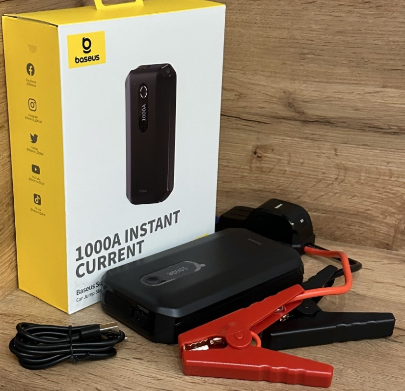 Бустер Baseus 10000 mah пусковое устройство павебанк Super Energy. Харків - фото 4