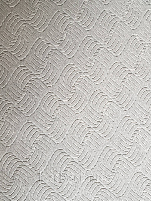 Шпалери вінілові Lutece Melody 51197306 геометрія смуги фігури структурні біло-пісочні Київ - фото 1