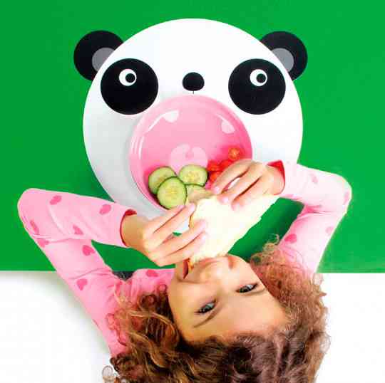 Тарілка з підставкою Панда Рівне