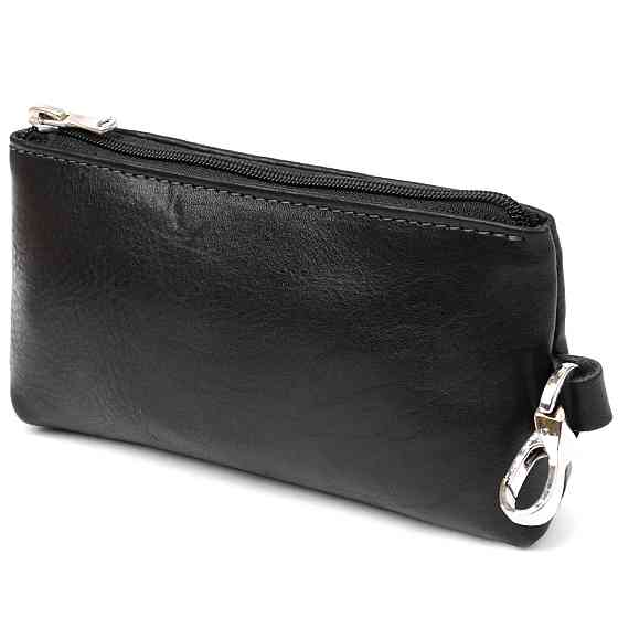 Ключница с монетницей GRANDE PELLE 11371 Черный Киев