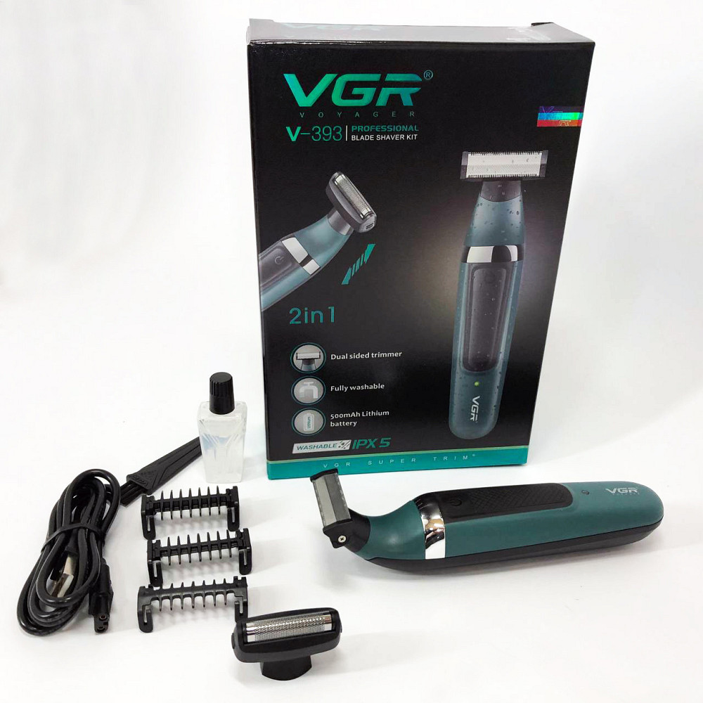 Профессиональная электробритва VGR, Бритва мужская электрическая аккумуляторная электробритва FQ-80 Львов - изображение 1