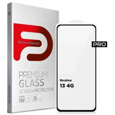 Скло захисне Armorstandart Pro Realme 13 4G Black (ARM80503) Вінниця