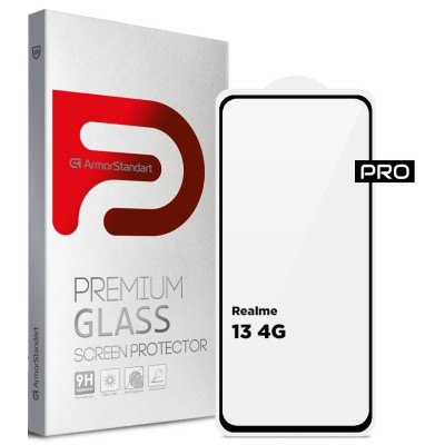 Скло захисне Armorstandart Pro Realme 13 4G Black (ARM80503) Вінниця - фото 1