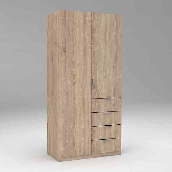 Шкаф Кристалл 1, Дуб Сонома, 1000х520х2100 Львов