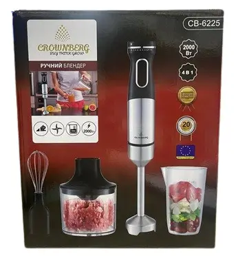 Блендер Crownberg СВ-6225 4в1 2000Вт универсальный кухонный комбайн (8) Одесса - изображение 1