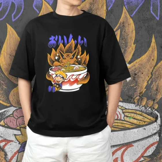 Футболка для подростка мальчика с принтом Наруто Рамен Размер 160 Anime10322 Днепр