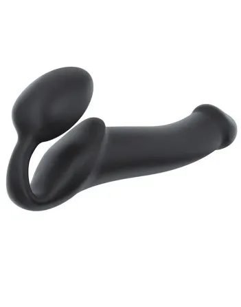 Безремінний страпон Strap-On-Me Black XL, повністю регульований, діаметр 4,5 см Львів