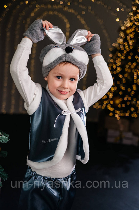 Детский карнавальный костюм зайца серого Заяц серый Кривой Рог - изображение 10