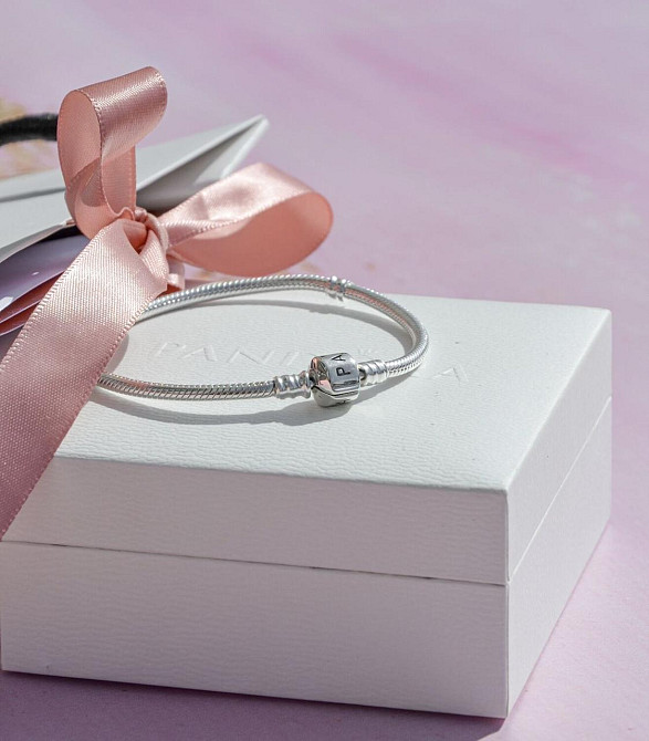 Срібний браслет для намистин Пандора базовий 590702HV MasterSem Київ - фото 2