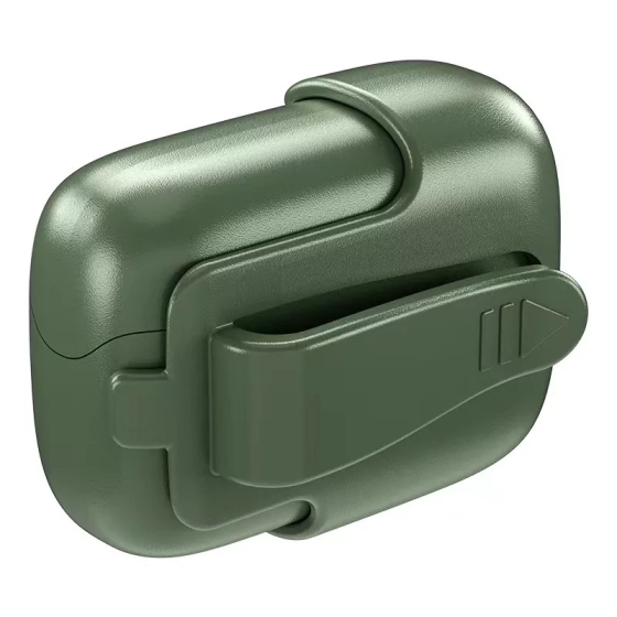 Бездротові Bluetooth навушники BPG Retro Back Clip Portable TWS 1990 (Зелені) Вінниця