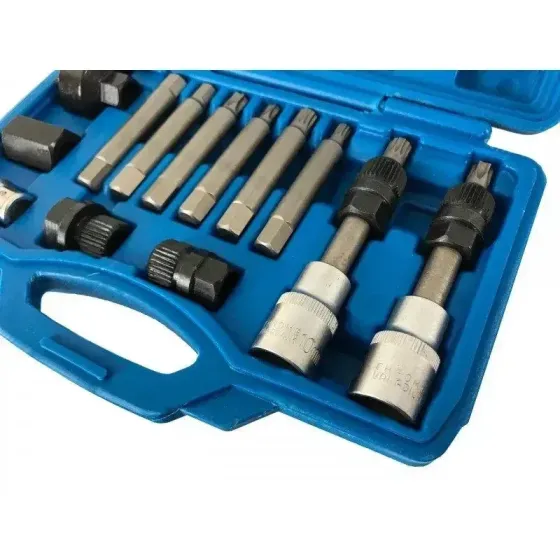 Набір спеціалізованих ключів VERKE V86220 – 13 предметів, Польща, для авто-генераторів Львів