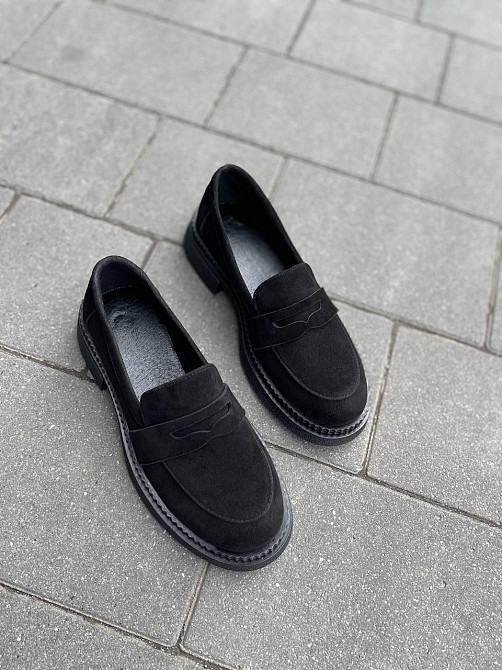 Zemira Туфлі жіночі ZEMIRA Астра/миндаль чорні (весна-осінь, замша натуральна) (5798) Коломия - фото 10