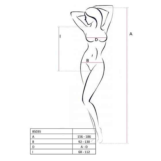 Бодістокінг Passion BS035 pink, боді, імітація топа та трусиків Sex Aura Київ