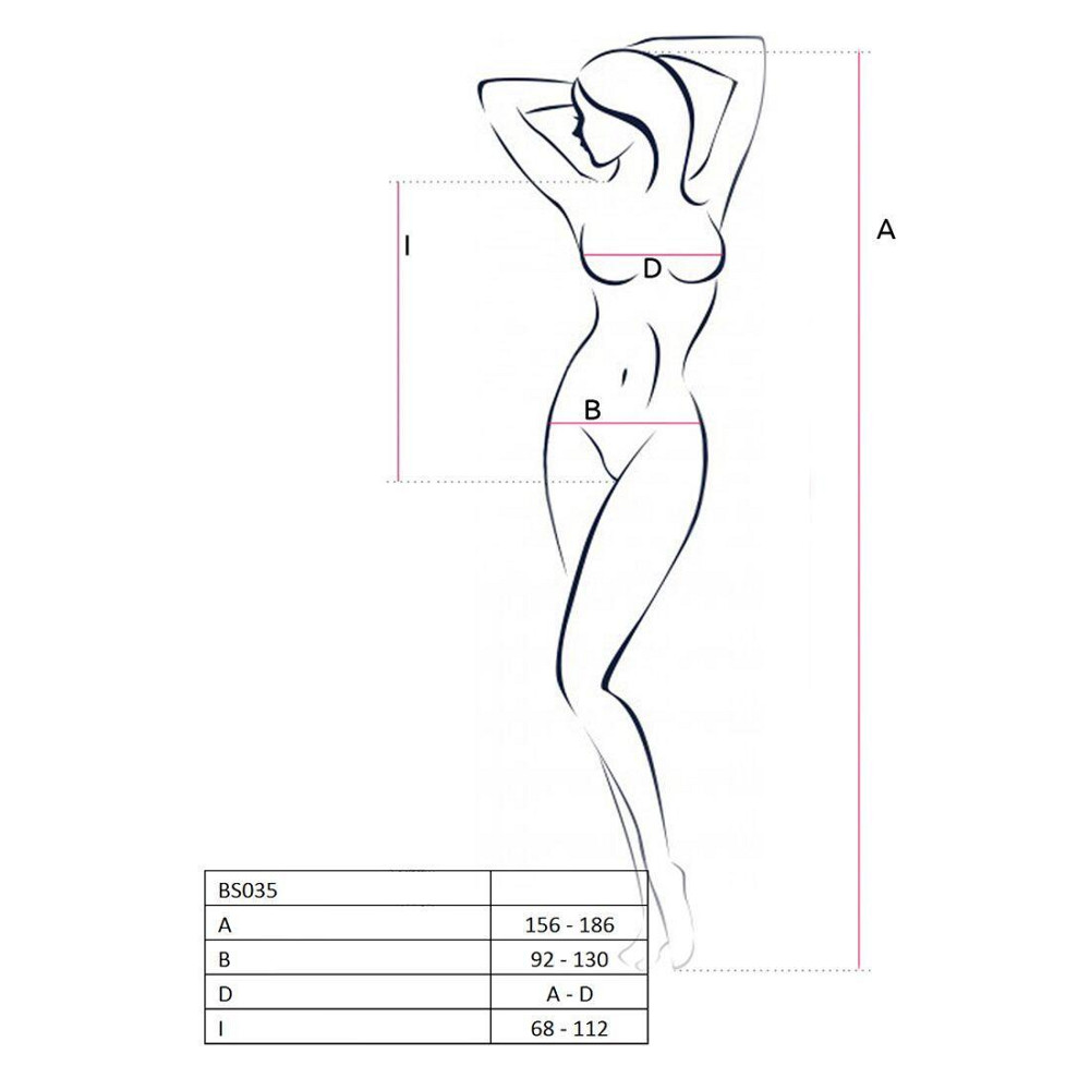 Бодістокінг Passion BS035 pink, боді, імітація топа та трусиків Sex Aura Київ - фото 4