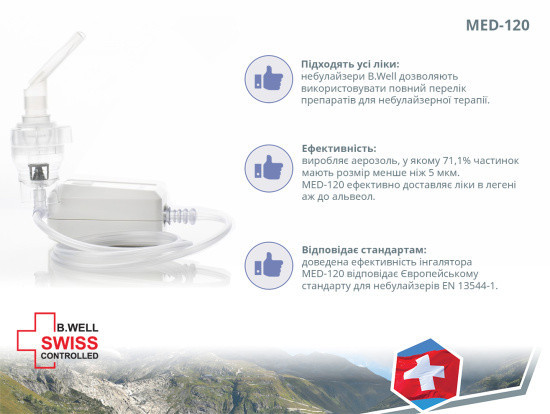 Компрессорный компактный небулайзер MED-120 Днепр - изображение 9
