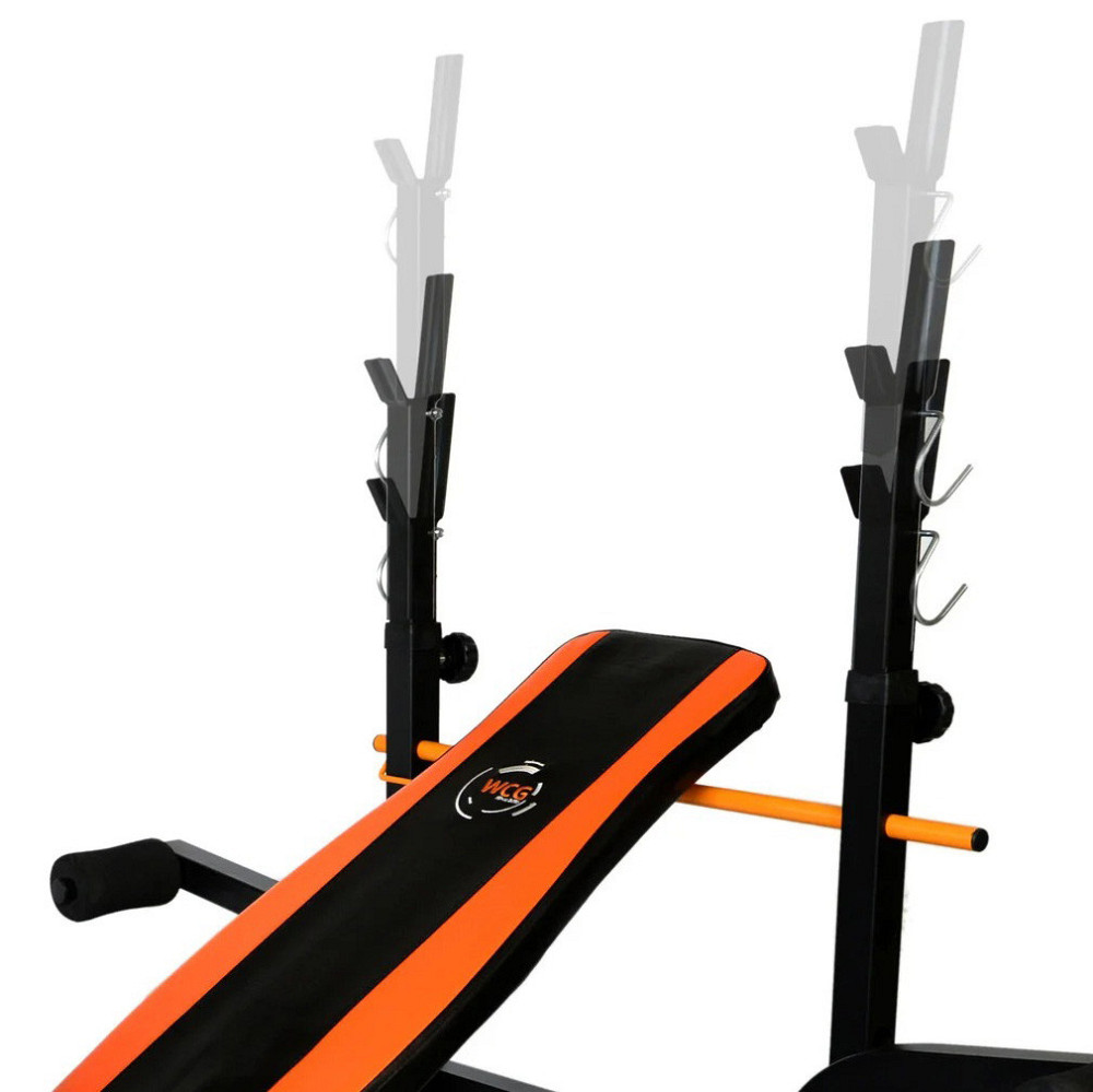 Лава для жиму WCG 0070 + Тяга + парта Скотта + Штанга і гантелі 148 кг Київ - фото 6