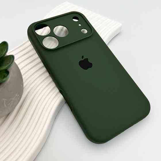 Чохол для смартфона Silicone Full Case AA Camera Protect for Apple iPhone 17 Pro Max 31,Dark Green Київ
