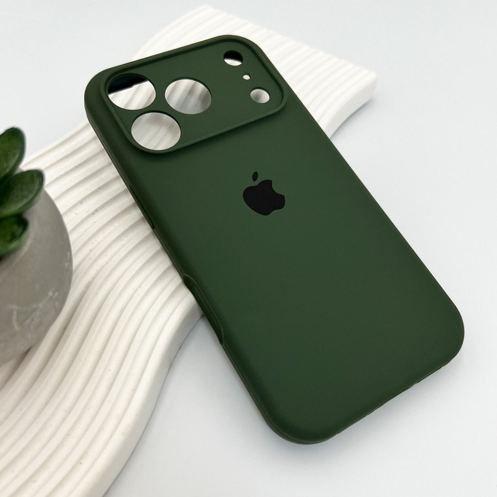 Чохол для смартфона Silicone Full Case AA Camera Protect for Apple iPhone 17 Pro Max 31,Dark Green Київ - фото 4