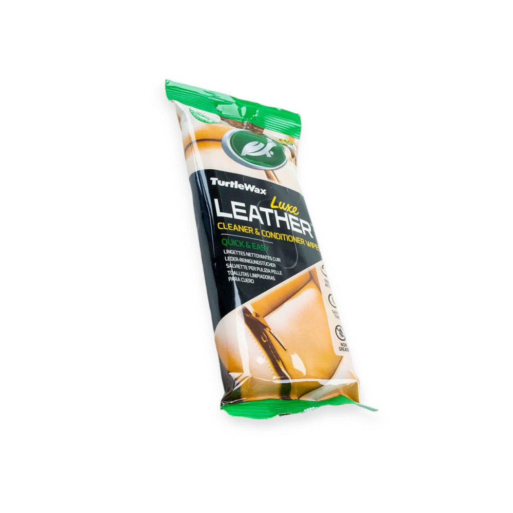 Серветки очищення та кондиціювання шкіри Turtle Wax Luxe Leather Wipes для Мукачево - фото 1