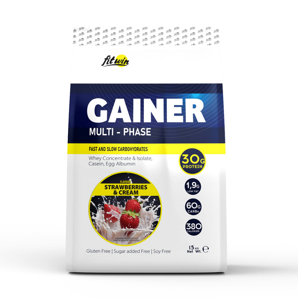Gainer - 1500g Strawberry and Cream Киев - изображение 1