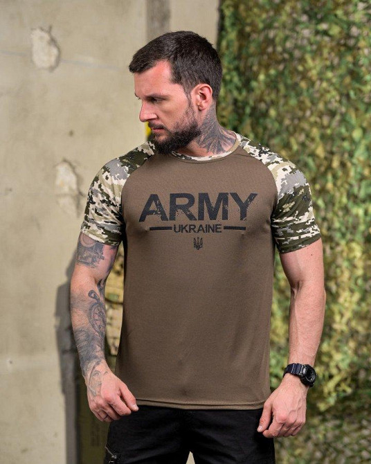 Футболка Army вставки піксель ПП7681 Одеса - фото 1
