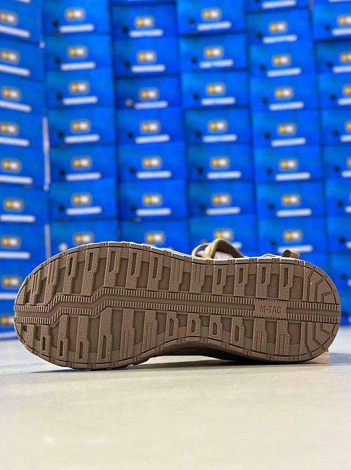 Чоловічі тактичні кросівки M-TAC Summer Sport койот – легкі військові літні армійські кросівки для ЗСУ Львів - фото 3