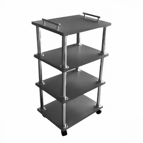 Коляска косметологічна на 4 полиці UK-102 Графіт Київ - фото 1