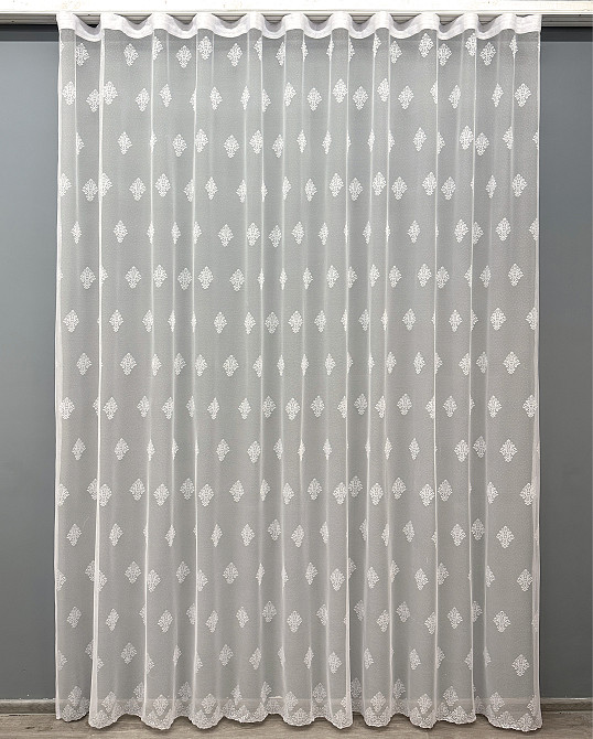 Тюль жаккард цвет молочный 1846т Киев - изображение 8