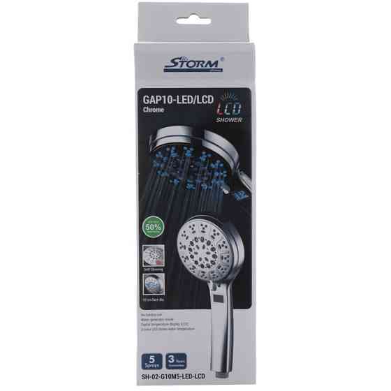 Лійка для душу Storm SH-02-G10M5-LED-LCD   ( ST0003 ) 35186 Харків