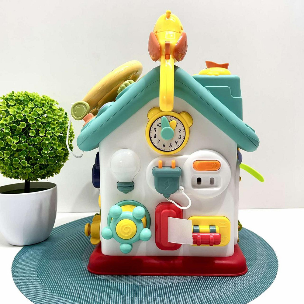 Бізіборд Будиночок розвиваючий з підсвічуванням та музикою для малюків (YL515) Чернігів - фото 2